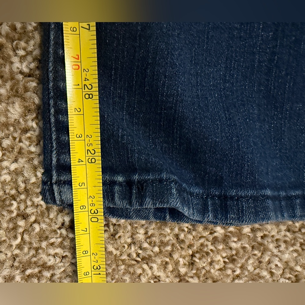 Pants Signature Levi’s Strauss size 8M 29-32 blue jeans mid rise boot cut - Picture 6 of 14